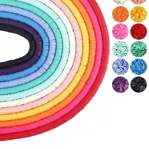 6mm Fimo Boncuk Dizisi 12 Renk