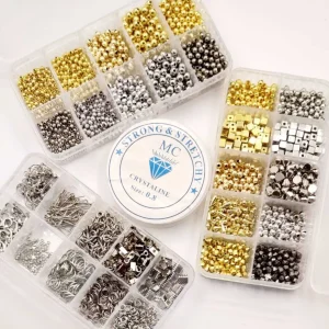 2710 Adet Küpe Kolye Bileklik Yapım Seti Takı Malzemeleri