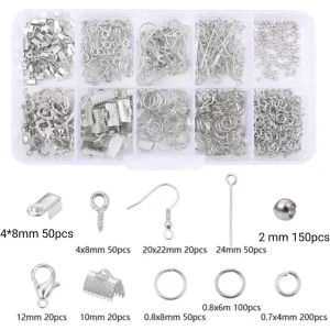 710 adet Küpe Kolye Bileklik Yapım Seti