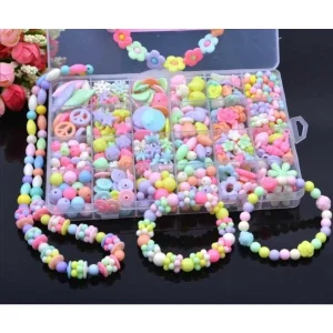 24 Gözlü Kutuda Hobi Plastik Boncuk Seti Kendin Yap Set-2