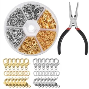 450 Parça Penseli Takı Malzemeleri Kolye Bileklik Takı Yapım Aparatları Seti